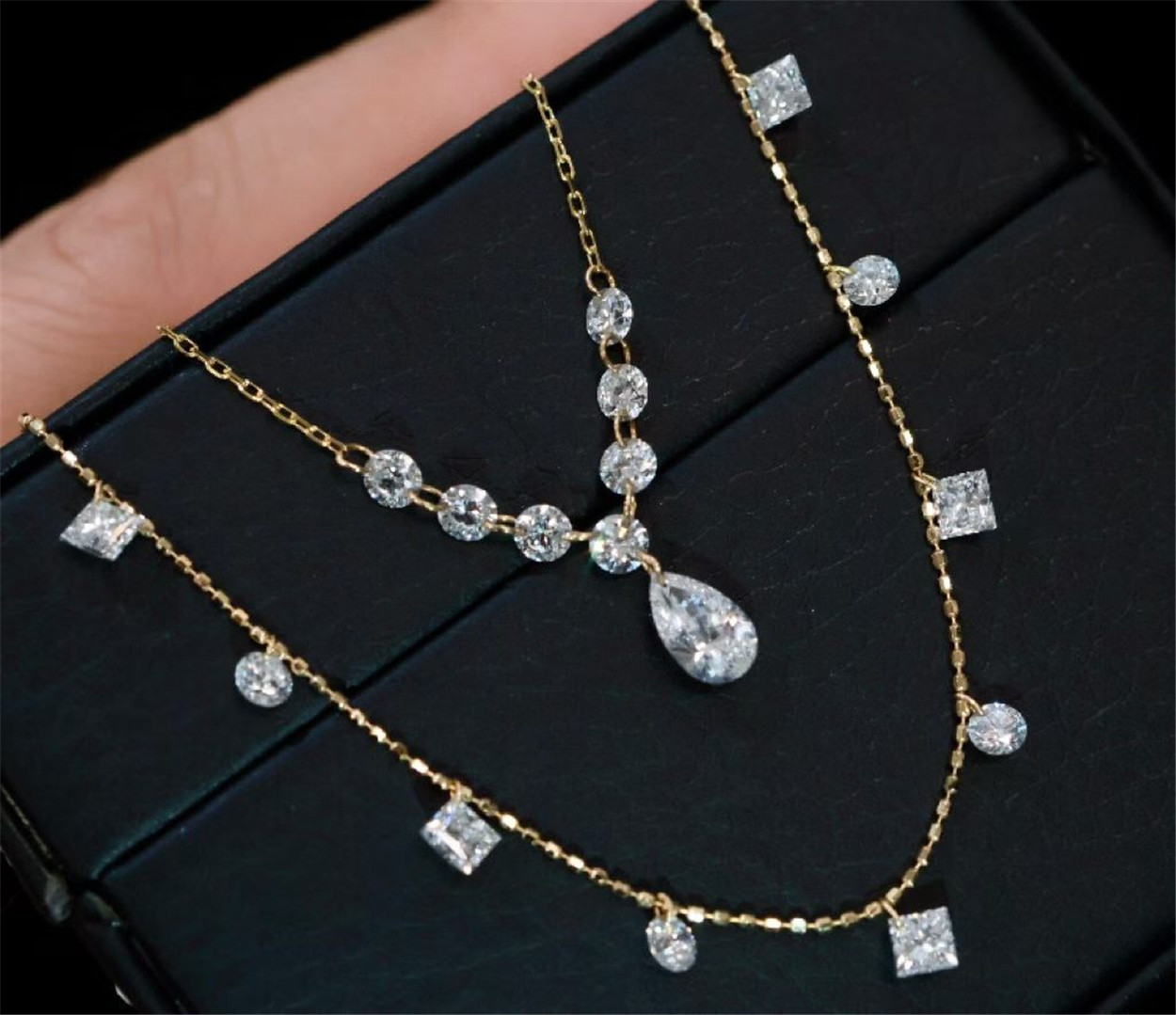 Making Custom Jewelry - Collar de diamantes cultivados en laboratorio