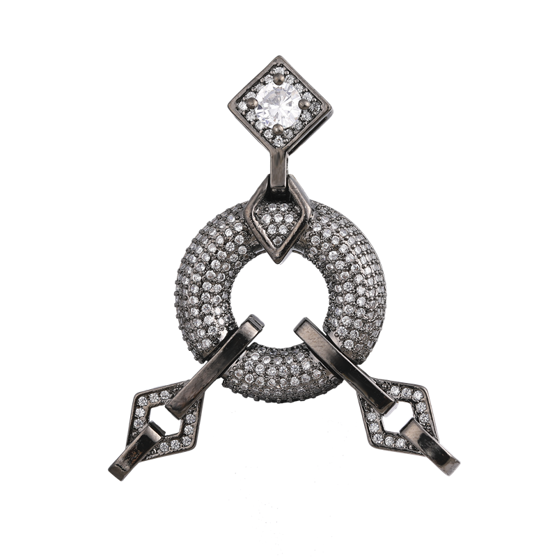 Jewelry Making Beads - Juya-cierre triangular geométrico hecho a mano,