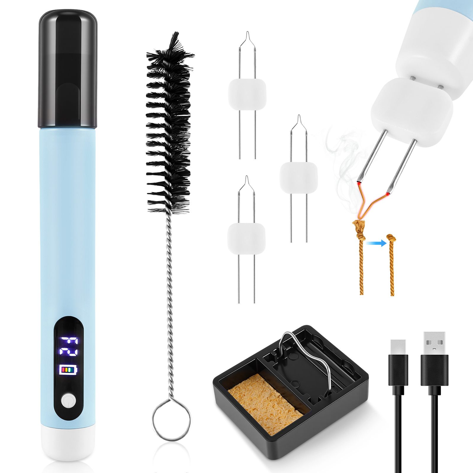 Jewelry Making Zapper - Quemador de Hilo Recargable para Joyería,