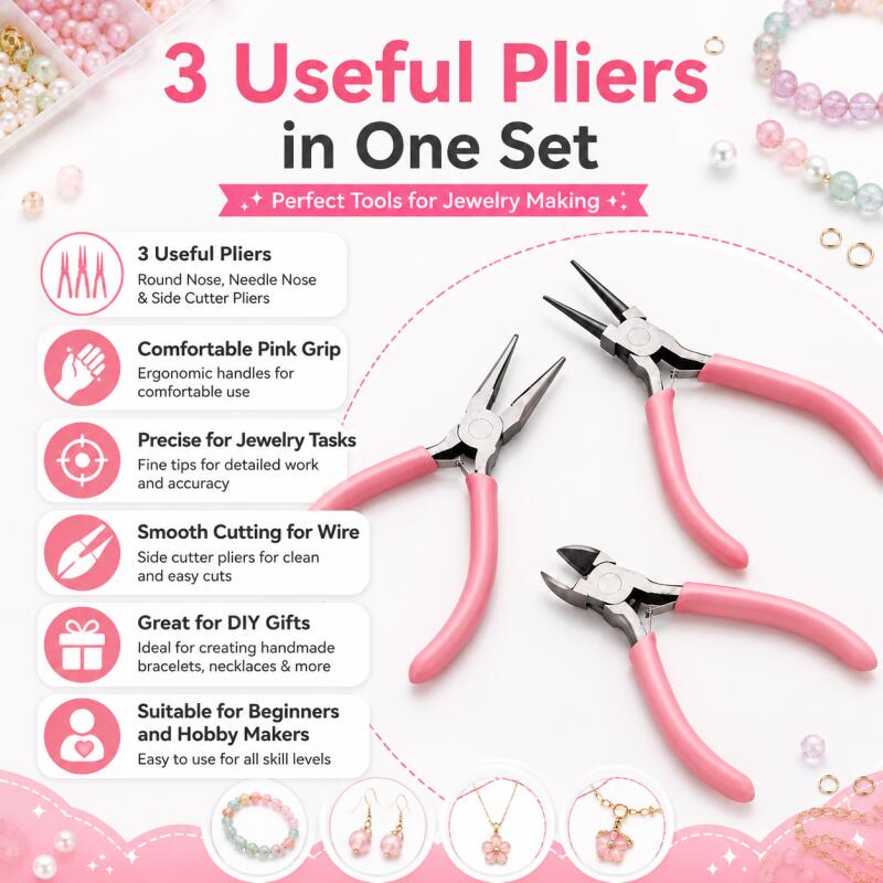 Jewelry Making Pliers - Juego de 1 Pieza de Alicates