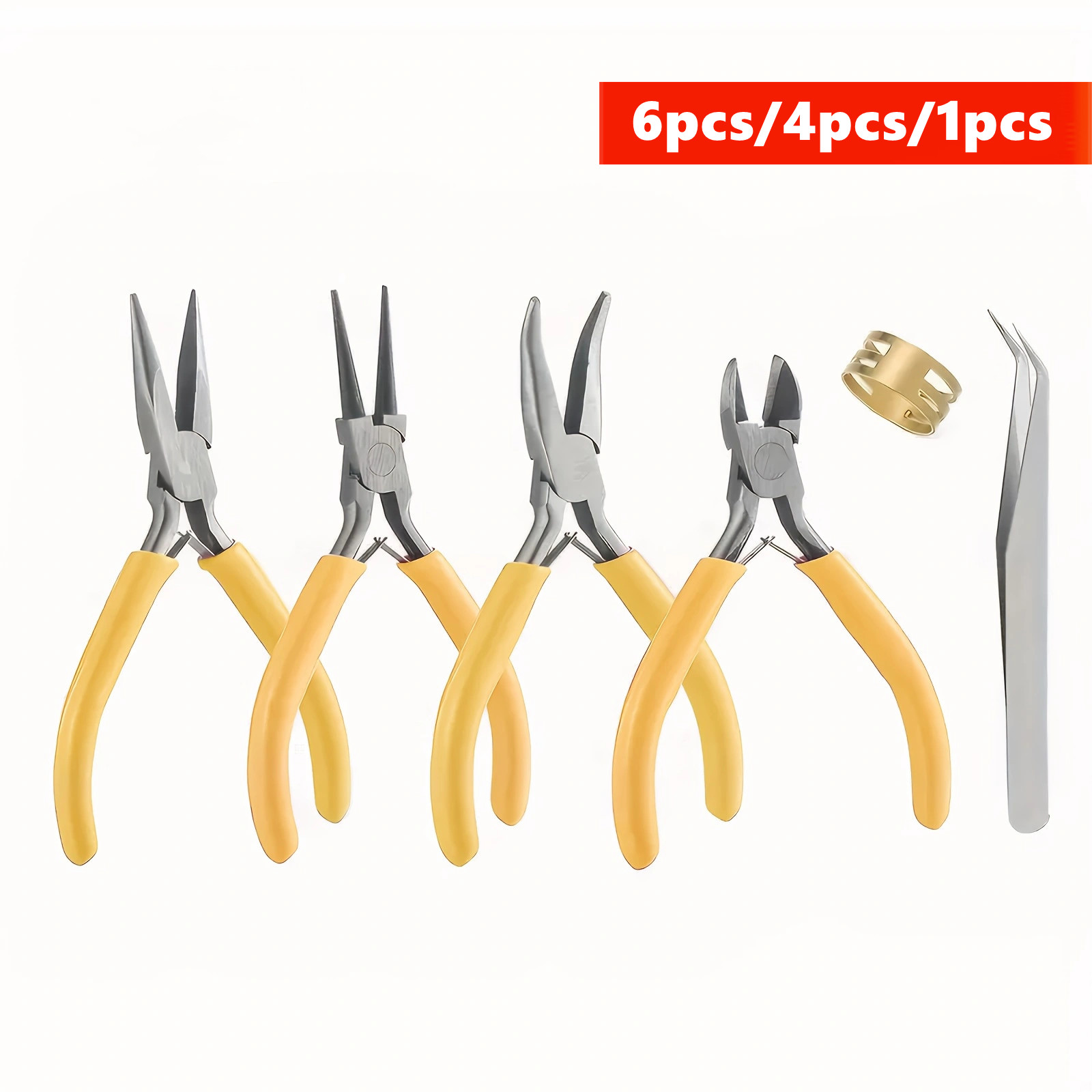 Jewelry Making Pliers - Juego de 6/4/1 Piezas de Alicates