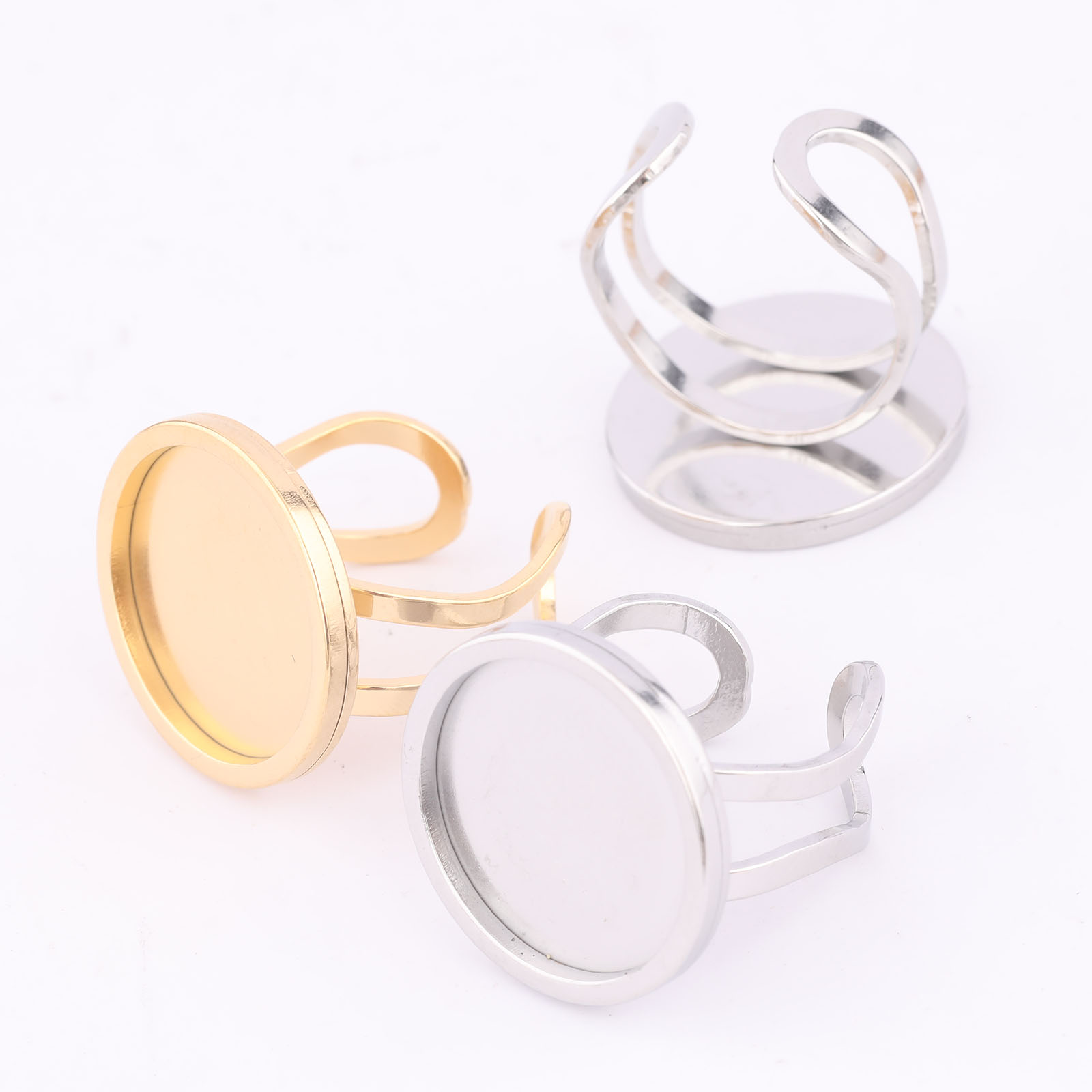 Jewelry Making For Beginners - Anillo de cabujón redondo de 18mm,