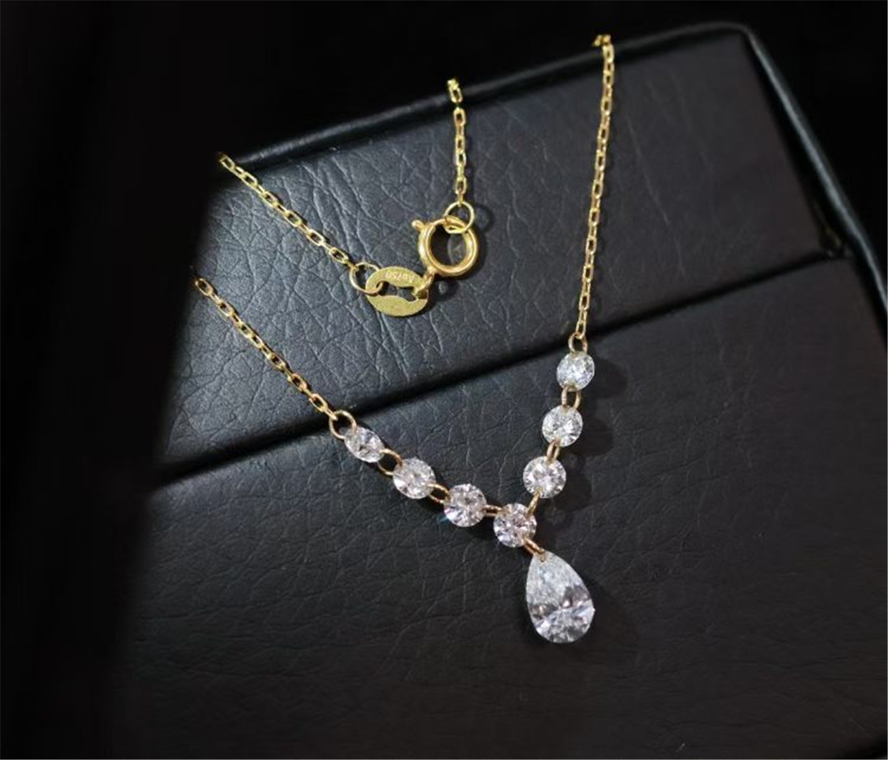 Collar de diamantes cultivados - Making Custom Jewelry reseña y precio
