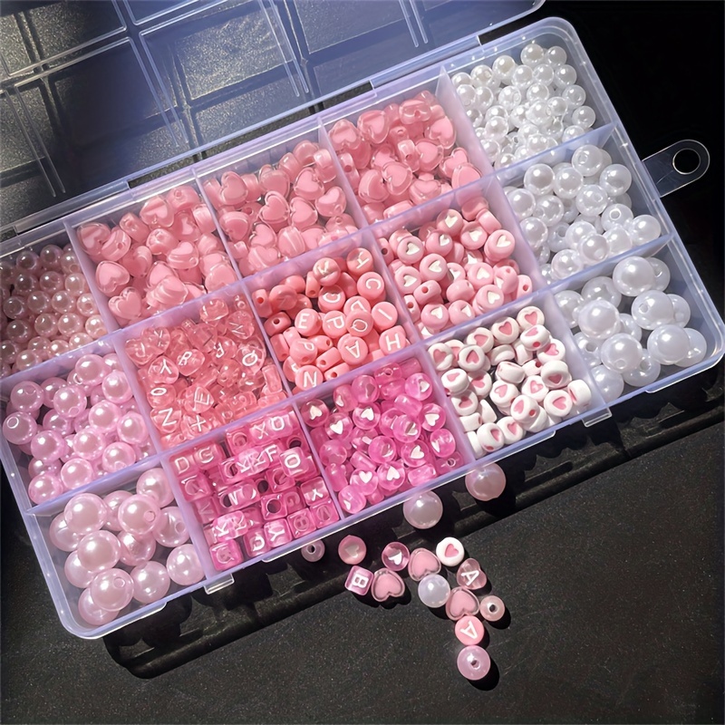 Caja de Alfabeto Rosa de 10 Pi - Jewelry Making For Beginners reseña y precio