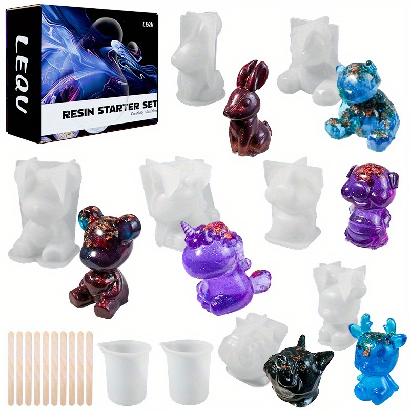 Juego de 19 moldes de resina,  - Jewelry Making Mold reseña y precio