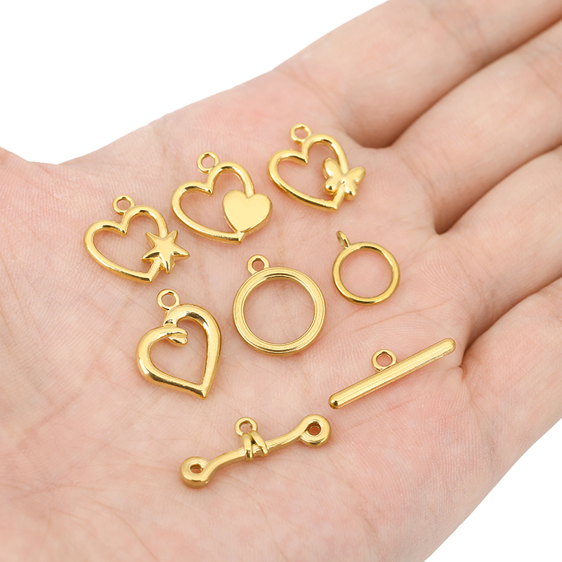 5 juegos de cierres OT de acer - Jewelry Making Class reseña y precio