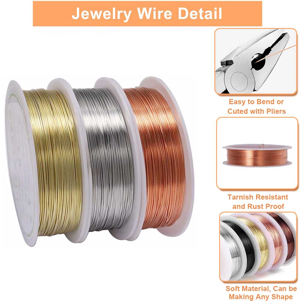 1 rollo de alambre de cobre de - Jewelry Making With Copper Wire reseña y precio