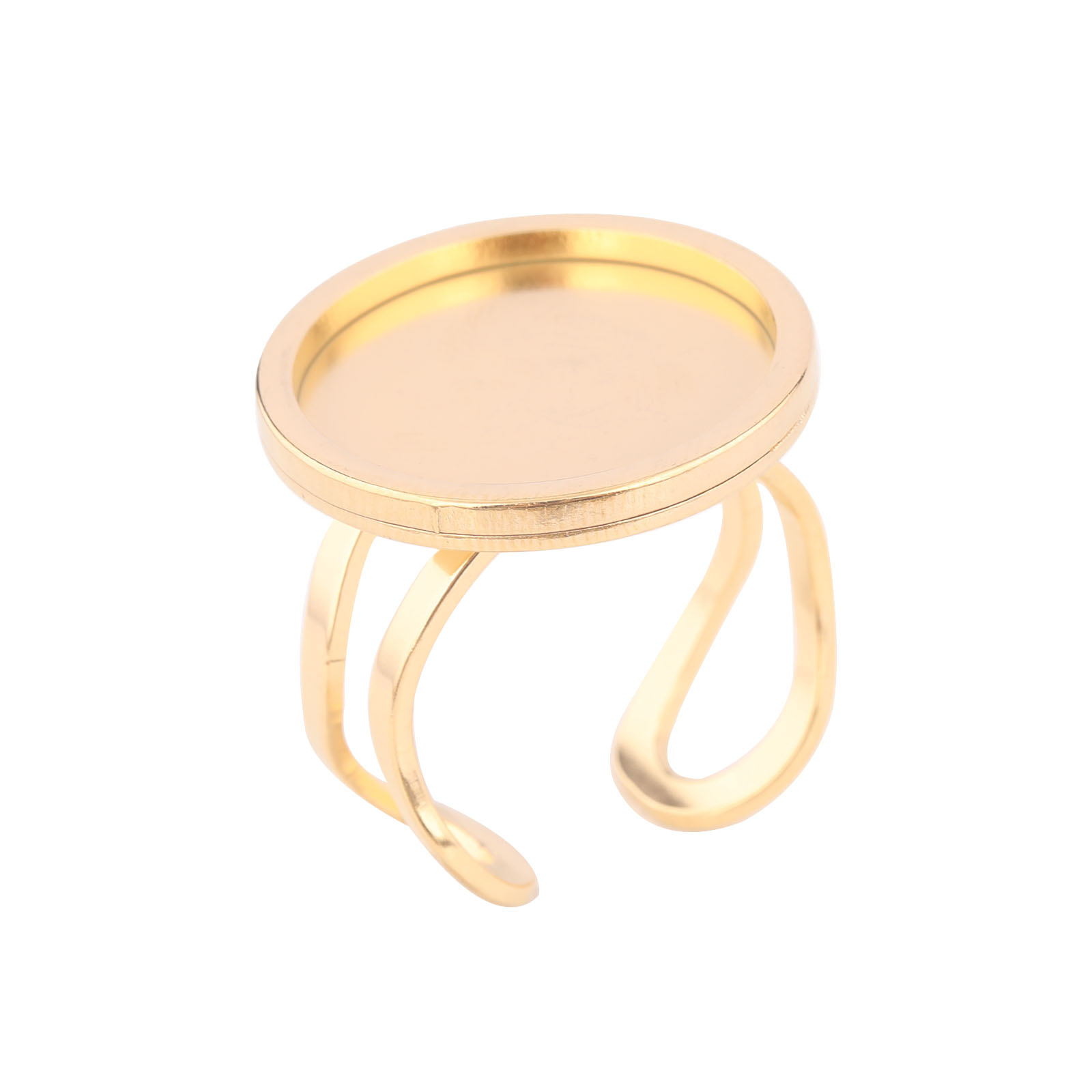 Anillo de cabujón redondo de 1 - Jewelry Making For Beginners reseña y precio