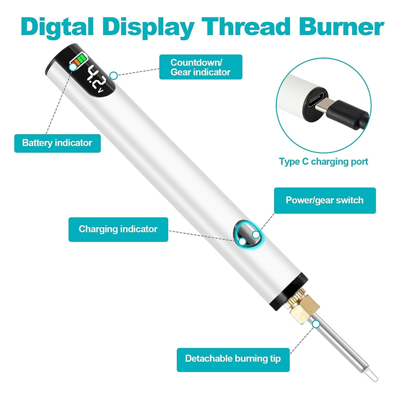PORK-Rechargeable Thread Burne - Jewelry Making Zapper reseña y precio