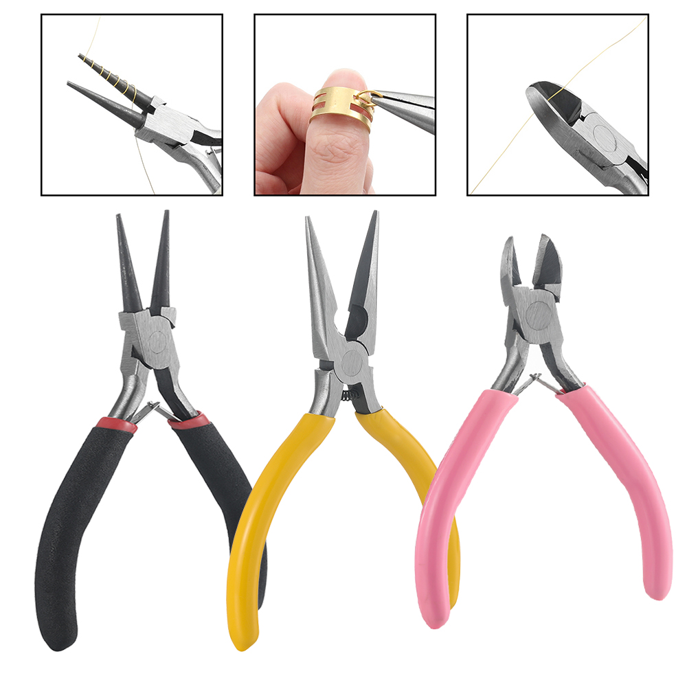 3 unids/set 3 estilos alicates - Jewelry Making Pliers reseña y precio